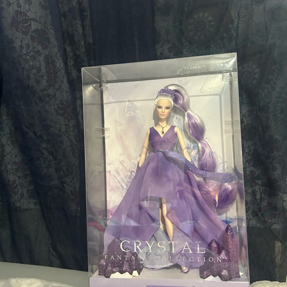 Mattel Crystal Fantasy Collection Doll - Purple and Silver